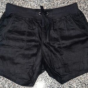 Calvin Klein Black Cargo Shorts Relaxed Fit